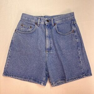 Lee Vintage‎ Denim Mom Shorts Size 9 Medium High Waist Blue Womenswear